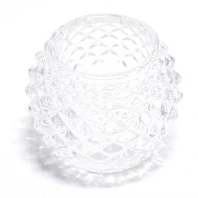 APS votief waxinehouder transparant 7 x 6,5 cm - glazen theelichthouder voor de horeca