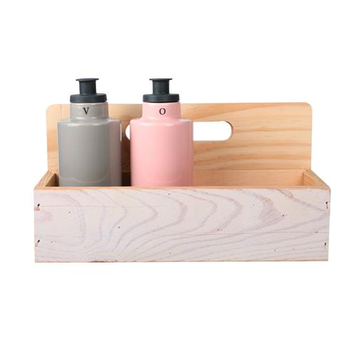 APS houten serveerblad verweerd wit 27 cm - presentatieblad voor buffet