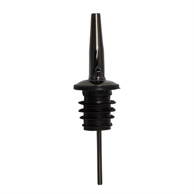 APS metalen pourer met rubberen kurk gunmetal - donkere schenktuit voor de bar