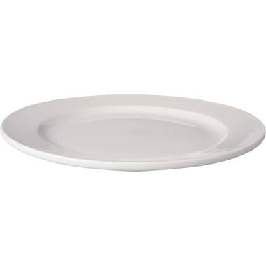 APS Mammoet Budgetline bord brede rand 24,5 cm wit – wit horecabord voor restaurants