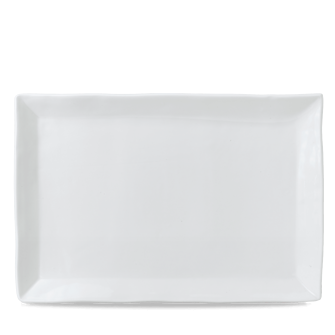 Dudson White rechthoekige serveerschaal 34,5x23,3 cm – wit porselein voor restaurants