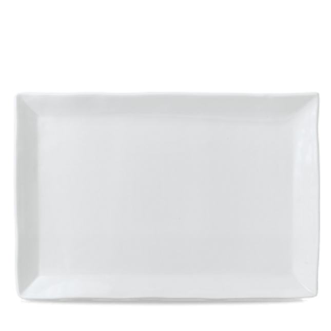 Dudson White rechthoekige serveerschaal 34,5x23,3 cm – wit porselein voor restaurants
