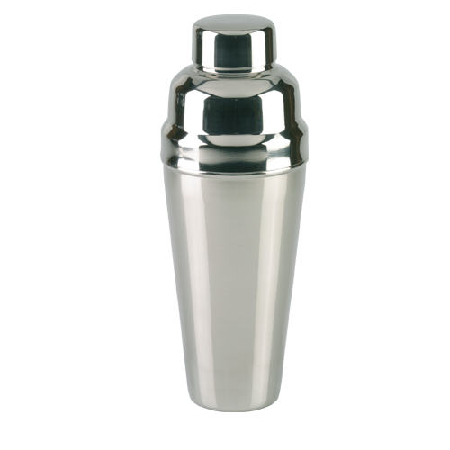 APS cocktailshaker gepolijst 3-delig 950 ml - grote shaker voor de cocktailbar