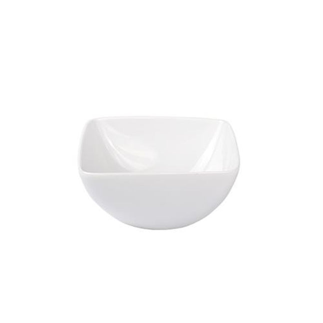 APS vierkante fruitschaal 11 cm - porseleinen schaaltje voor fruit en desserts
