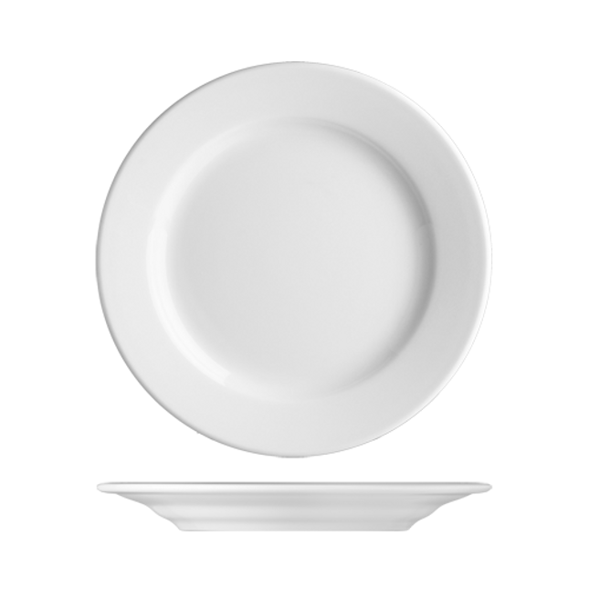 Benedikt Princip plat bord Ø 21 cm – porseleinen bord voor restaurants en cafés