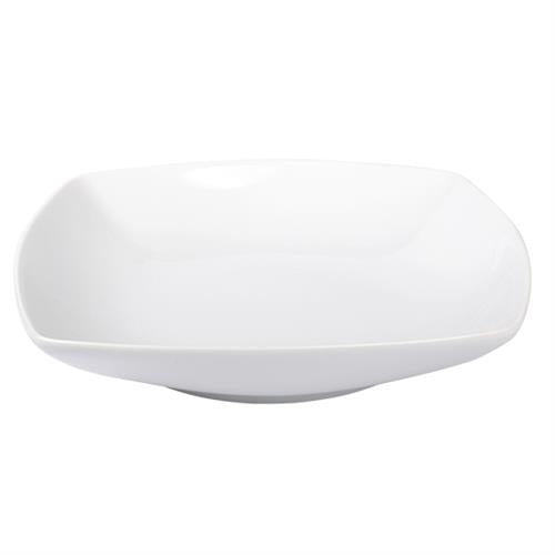 APS vierkant soepbord 21 cm - porseleinen bord voor soep en pasta