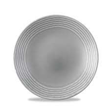 Dudson Harvest Norse Grey bord 28 cm – noors grijs porseleinen bord voor restaurants
