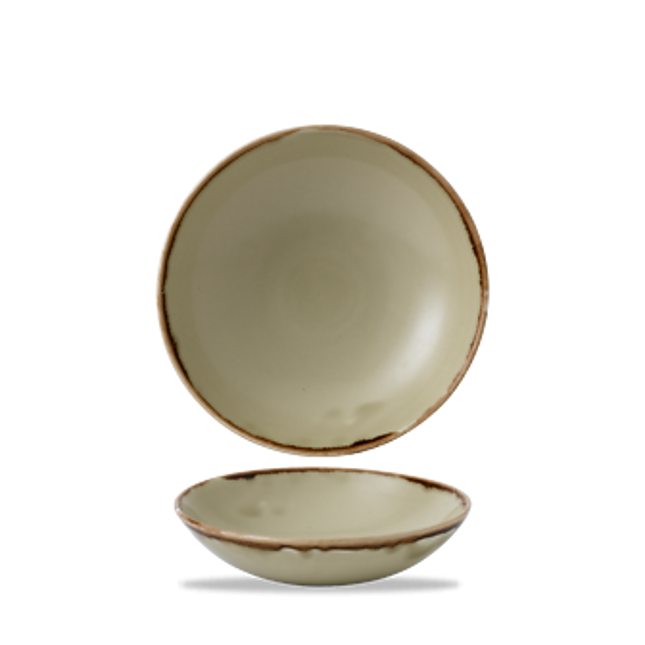 Dudson Harvest Linen coupekom 18,2 cm – linnen porseleinen coupekom voor de horeca