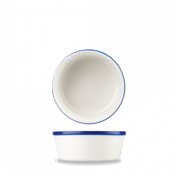 Churchill Retro Blue ramekin Ø 7 cm – klein porseleinen ovenschaaltje voor restaurants