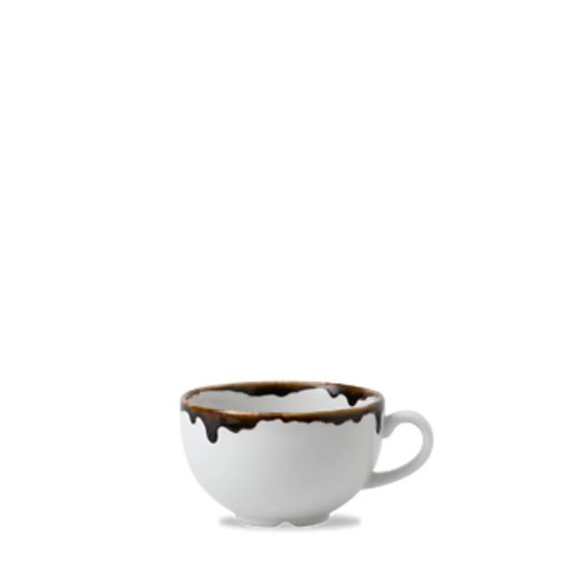 Dudson Harvest Natural cappuccinokop 340 ml – naturel porseleinen kop voor koffiebars