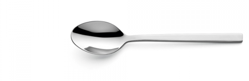 Amefa Cube dessertlepel 18,5 cm – strakke rvs dessertlepel voor restaurants