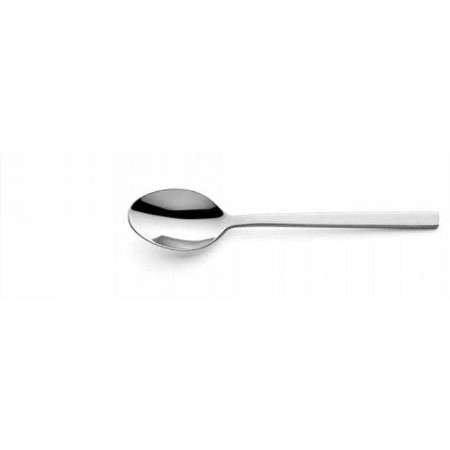 Amefa Cube dessertlepel 18,5 cm – strakke rvs dessertlepel voor restaurants