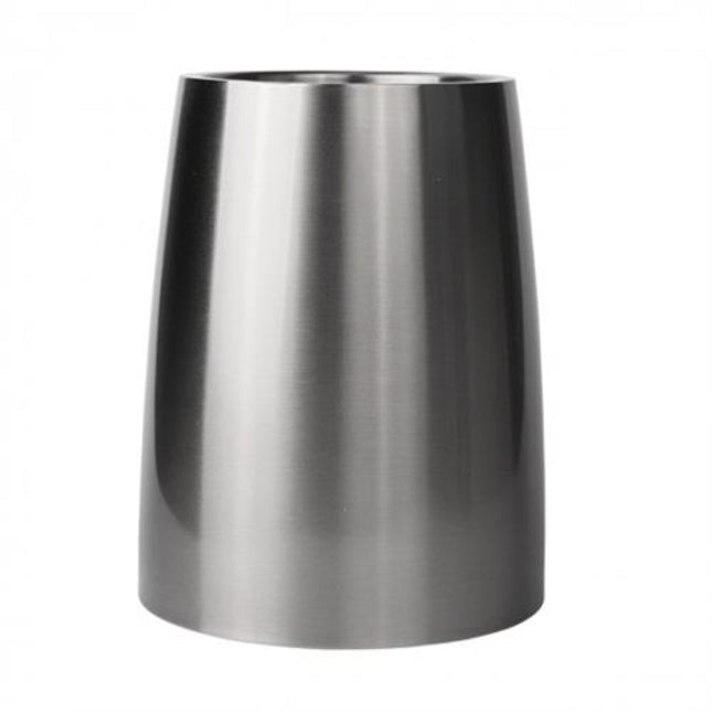 APS wijnkoeler softtouch RVS conisch 19 cm - flessenkoeler voor tafelservice