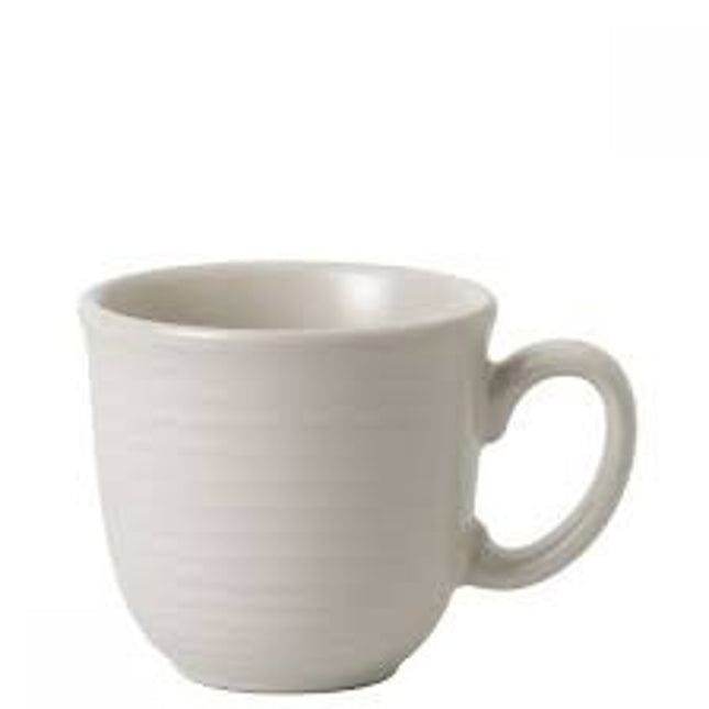 Dudson Evo Pearl mok 320 ml – parelwitte porseleinen koffiemok voor de horeca