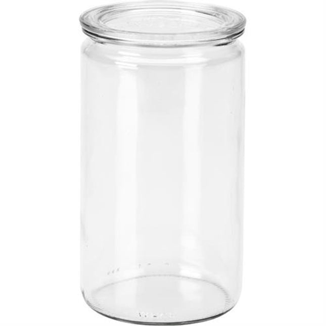 Weck cilindervormige weckpot 1590 ml – grote glazen voorraadpot voor de horeca
