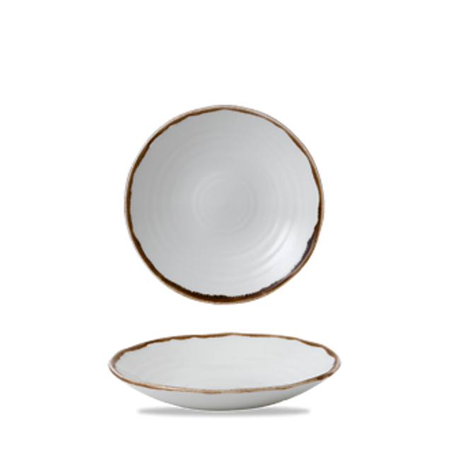 Dudson Harvest Natural organische coupekom 15 cm – naturel porseleinen coupekom voor de horeca