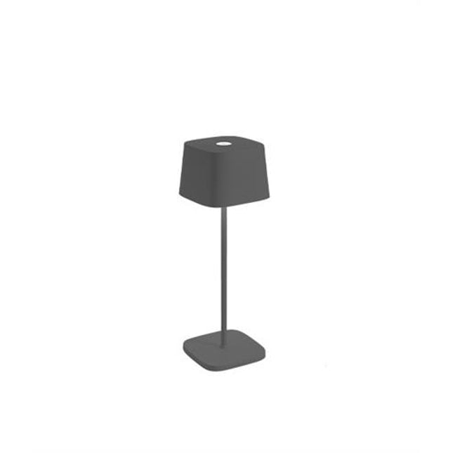 APS Ofelia PRO tafellamp donkergrijs met LED-dimmer - oplaadbare tafellamp