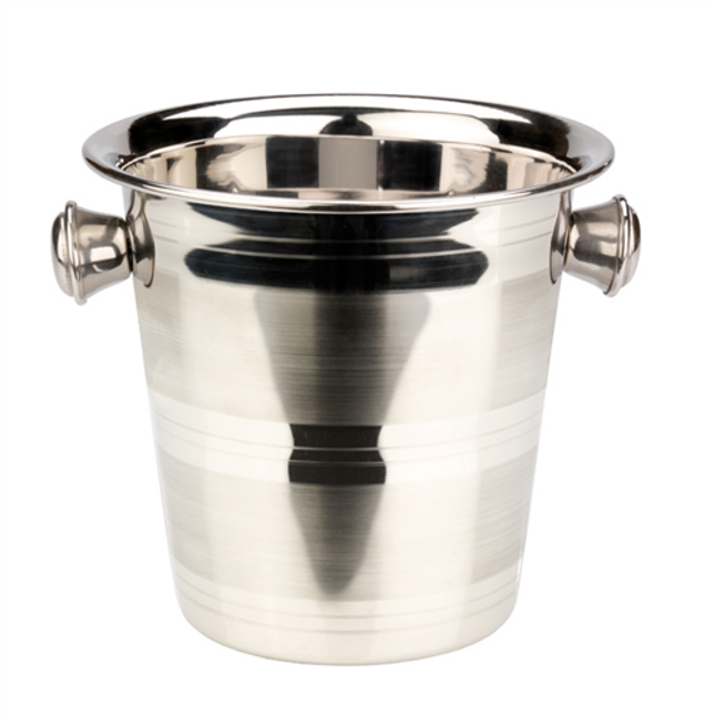 APS mini ijsemmer met knoppen 14 cm - kleine koelemmer voor ijs op tafel