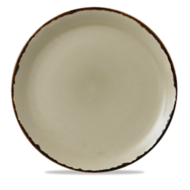 Dudson Harvest Linen coupebord 28,8 cm – linnen porseleinen bord voor de horeca