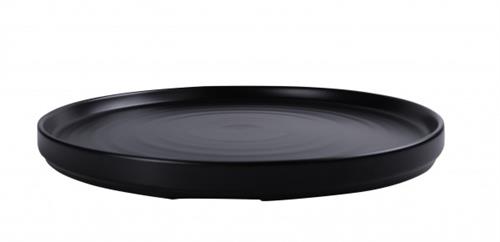 APS Ming bord zwart 28 cm - keramisch dinerbord voor de horeca