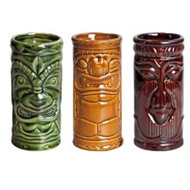 APS Tiki set 3 delig - set tikimokken voor tropische cocktails