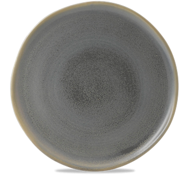 Dudson Evo Granite plat bord 31,8 cm – graniet-grijs porseleinen bord voor restaurants