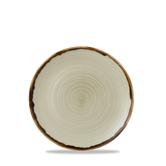 Dudson Harvest Linen organisch coupebord 27,5 cm – linnen porseleinen coupebord voor fine dining