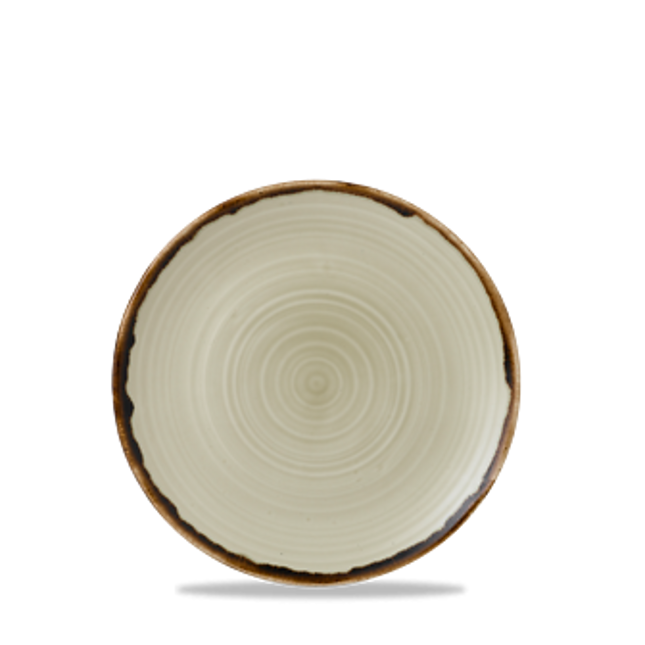 Dudson Harvest Linen organisch coupebord 27,5 cm – linnen porseleinen coupebord voor fine dining