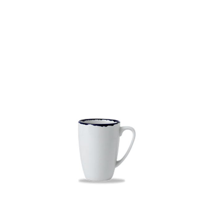Dudson Harvest Ink mok 340 ml – inktzwarte porseleinen koffiemok voor de horeca