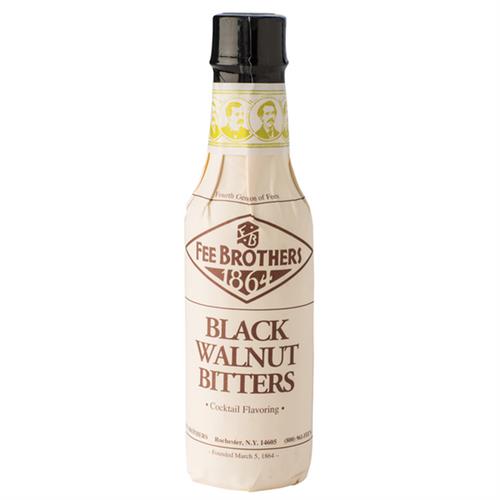 Fee Brothers Black Walnut Bitters 150 ml – walnootbitter voor whiskycocktails in de bar