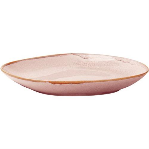 APS Ming dessertbord 21 cm roze - keramisch bord voor desserts en lunch