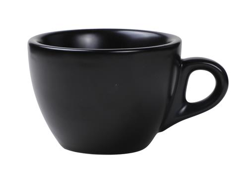 APS koffiekop zwart 160 ml - porseleinen kopje voor koffie in cafes