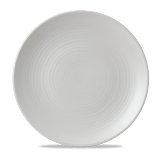 Dudson Evo Pearl coupebord 27,3 cm – parelwit porseleinen serveerbord voor de horeca