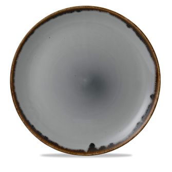 Dudson Harvest Grey coupebord 28,8 cm – grijs porseleinen bord voor de horeca