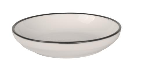 APS Filippa kom met zwarte rand 15 cm - porseleinen schaaltje voor voorgerechten