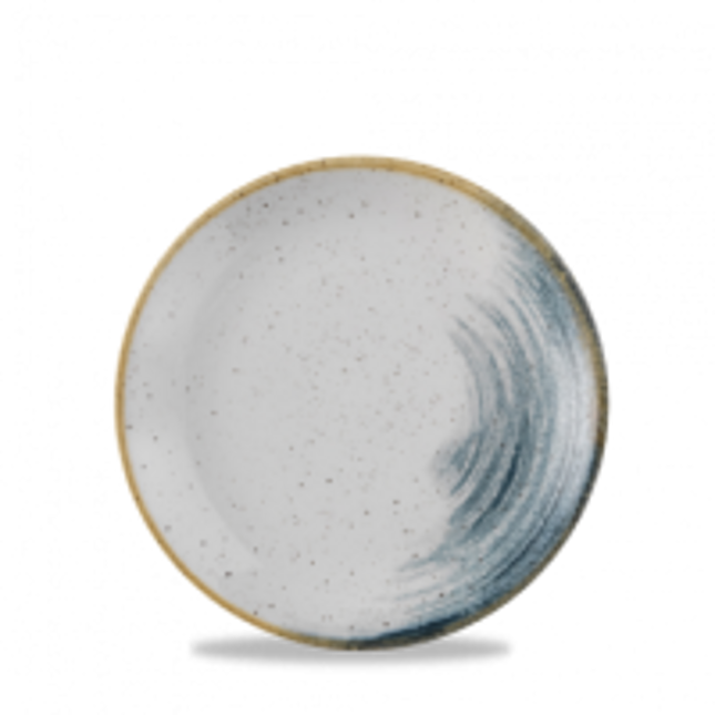 Churchill Stonecast Accents Blueberry Evolve bord – blauwe stoneware plaat voor fine dining