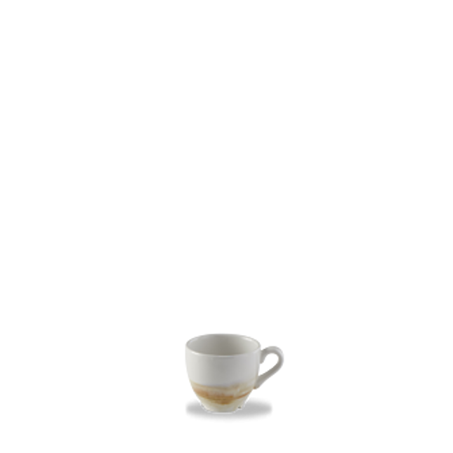 Dudson Sandstone espressokop 100 ml – zandsteenkleurige porseleinen espressokop voor de horeca