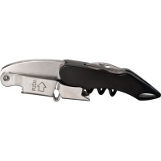 APS kurkentrekker Premium zwart 13 cm - kelnermes voor de bediening