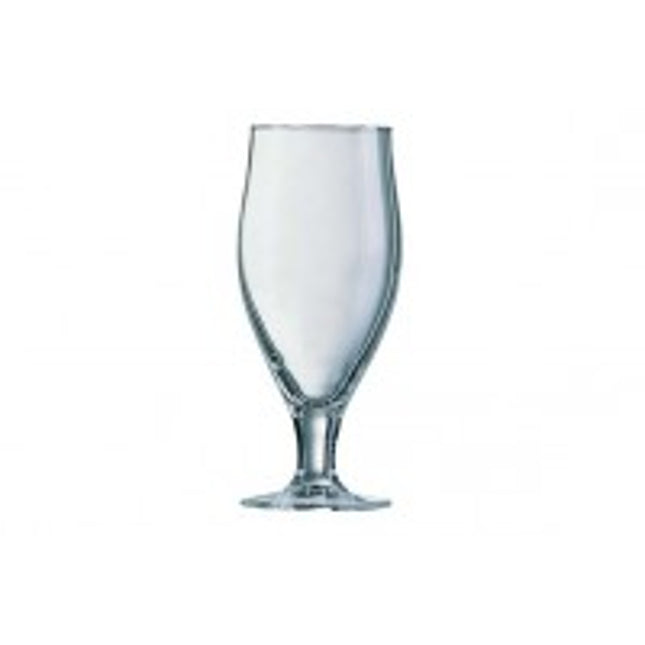APS Ingrid Cervoise bierglas 380 ml – Frans bierglas op voet voor café en brasserie
