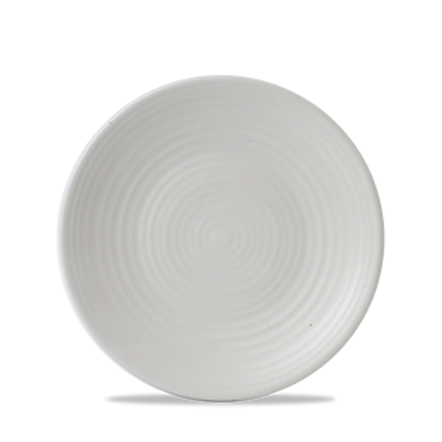 Dudson Evo Pearl coupebord 20,5 cm – parelwit porseleinen bord voor restaurants