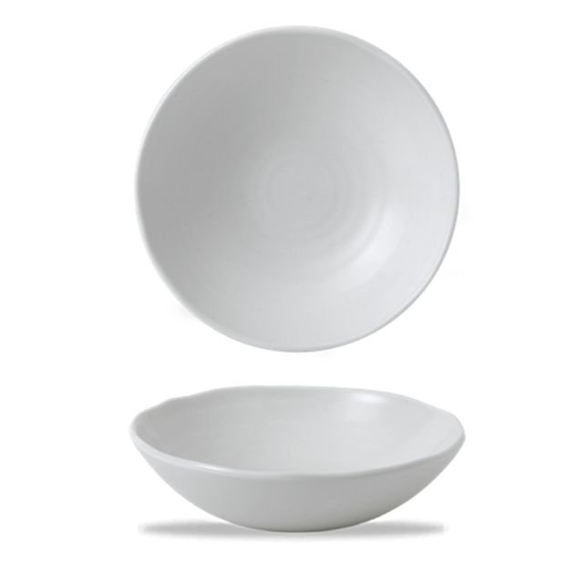 Dudson White organische coupekom 25 cm – wit porseleinen coupekom voor de horeca