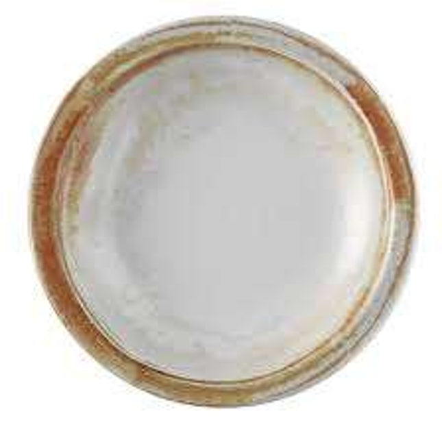 Dudson Sandstone soepbord met rand 21 cm – zandsteenkleurig porseleinen soepbord voor de horeca