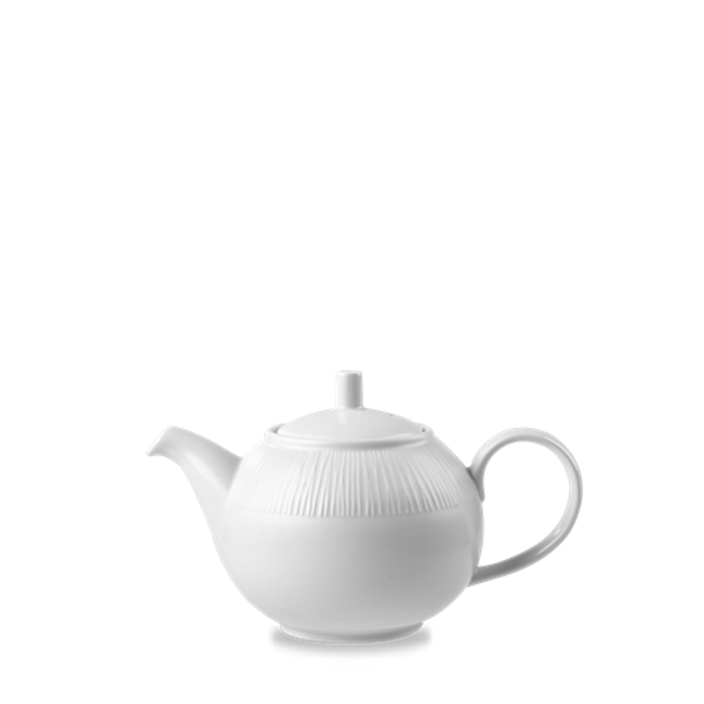 Churchill Bamboo theepot 444 ml – gespikkeld porseleinen kannetje voor thee en koffie in restaurants