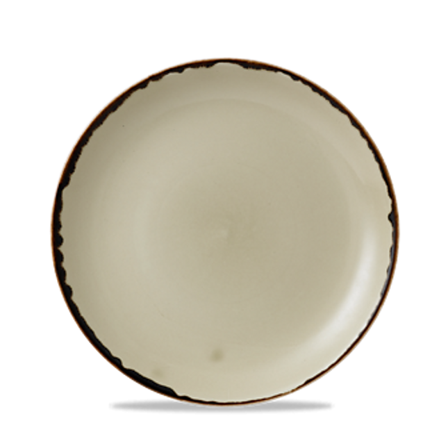 Dudson Harvest Linen coupebord 21,7 cm – linnen porseleinen bord voor fine dining