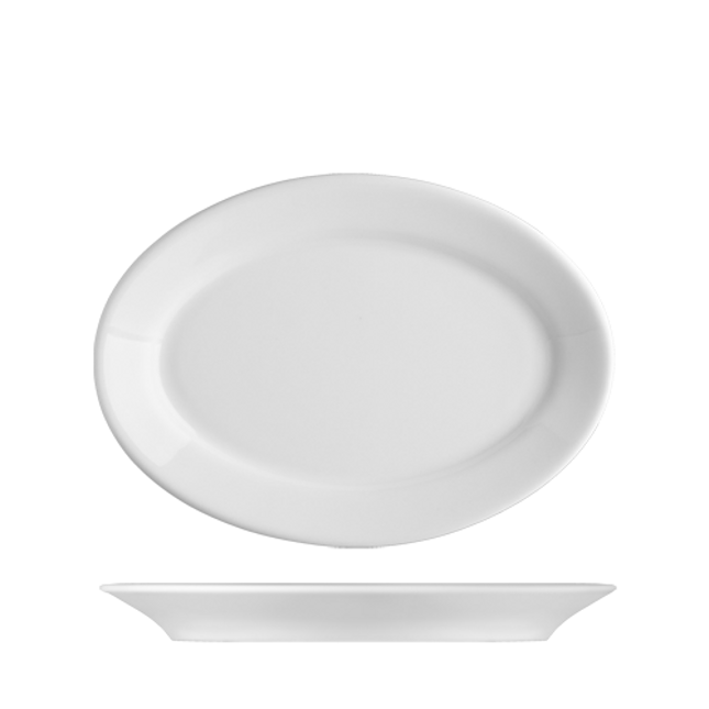 Benedikt Princip ovale schaal 24 cm – porseleinen serveerschaal voor restaurants