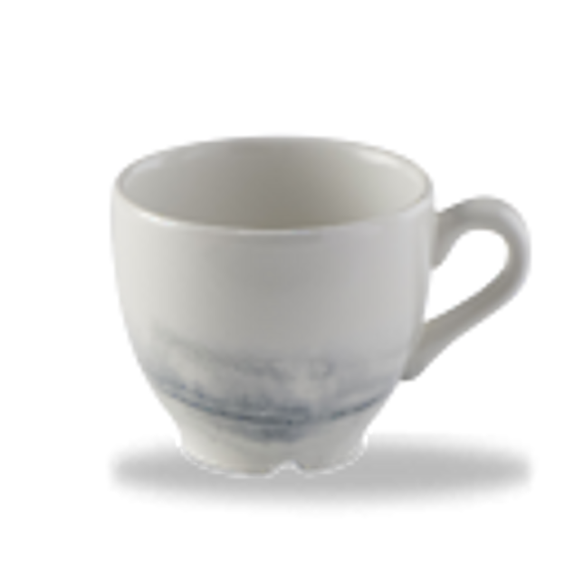 Dudson Finca Limestone espressokop 100 ml – kalksteenbeige porseleinen espressokop voor de horeca