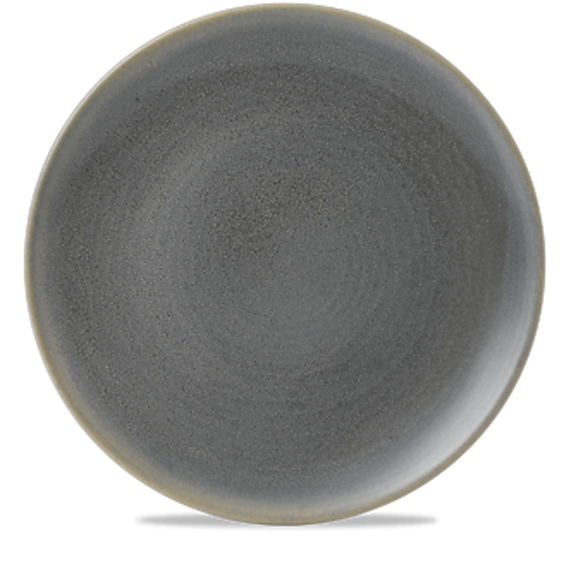 Dudson Evo Granite coupebord 29,5 cm – graniet-grijs porseleinen bord voor de horeca