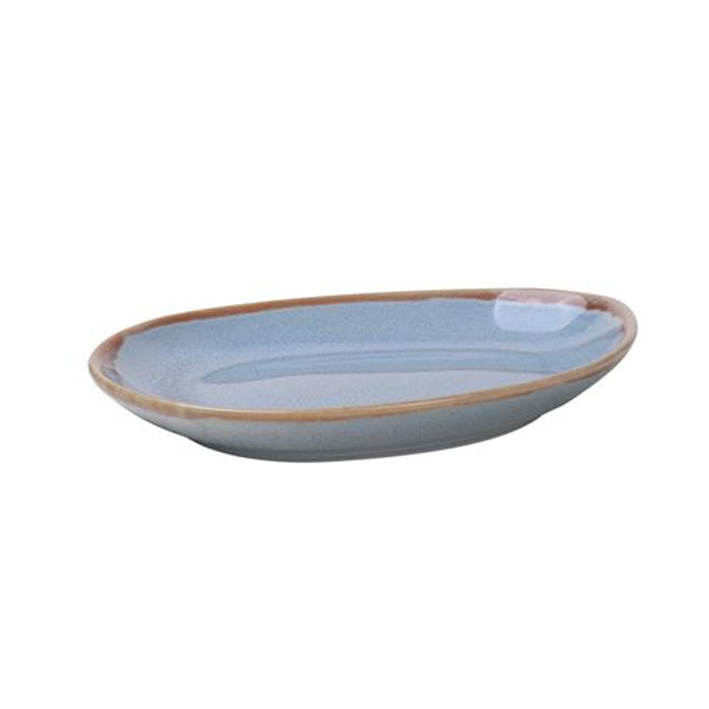 APS Ming bord 14,7 cm blauw - keramisch bordje voor dim sum en voorgerechten