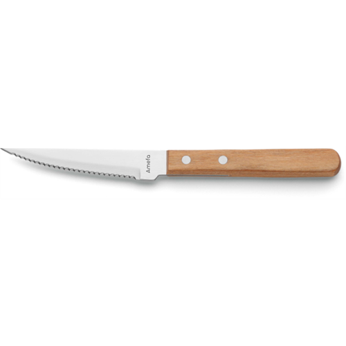 Amefa Hout 7000 steakmes 21 cm – steakmes met houten heft voor steakhouse