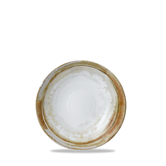 Dudson Sandstone organisch coupebord 23 cm – zandsteenkleurig porseleinen bord voor restaurants